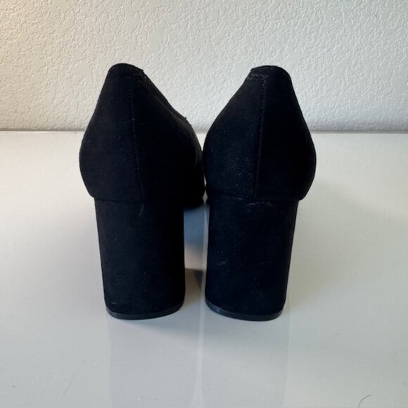 NEW Unisa Women's Uniletra Shoes Pumps Black Suede Block Heel Pointed Toe 11 M - Picture 6 of 7